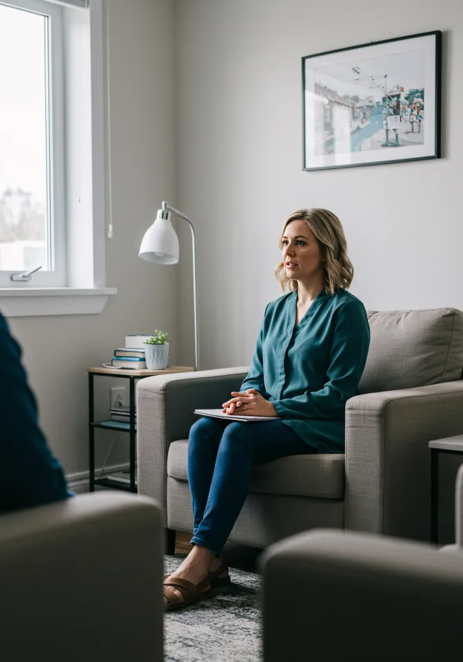 Sessão individual entre coach e cliente