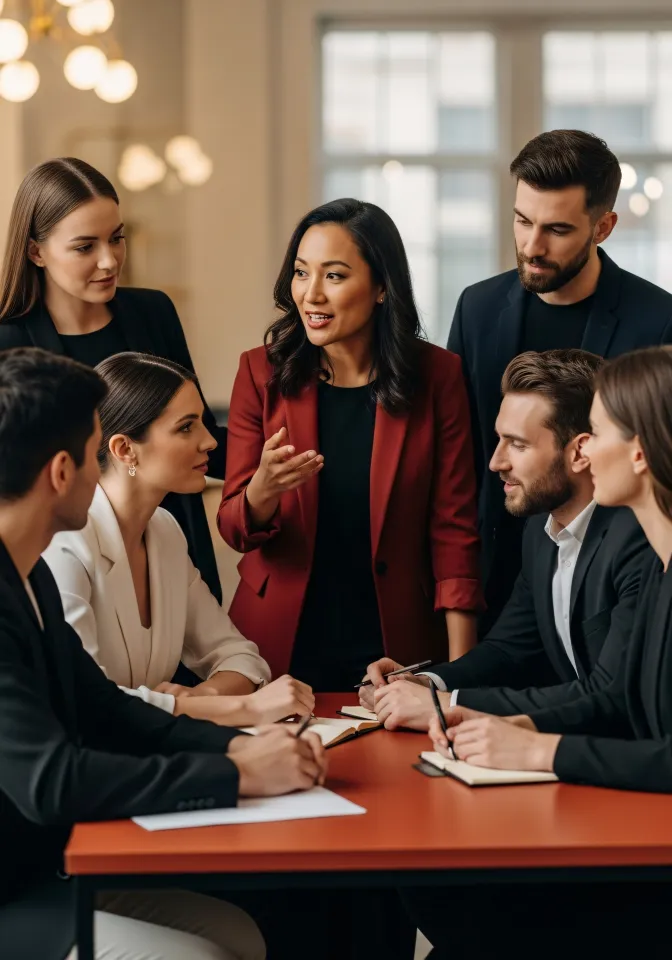 Sessão de grupo motivacional